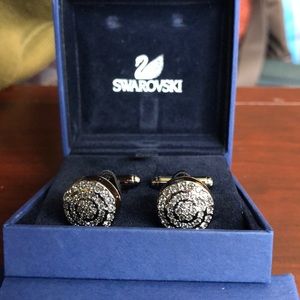 Swarovski cufflinks brand new